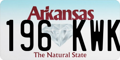 AR license plate 196KWK