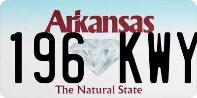 AR license plate 196KWY