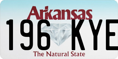 AR license plate 196KYE