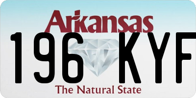 AR license plate 196KYF
