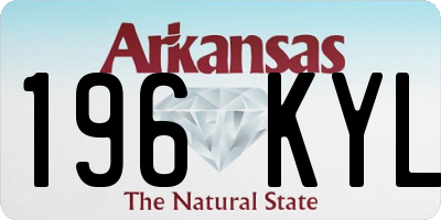 AR license plate 196KYL
