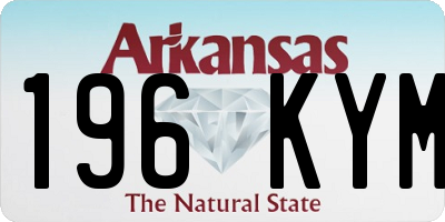 AR license plate 196KYM