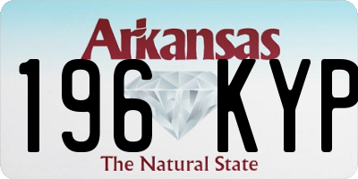 AR license plate 196KYP