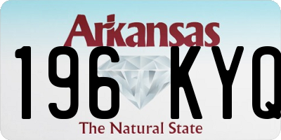 AR license plate 196KYQ