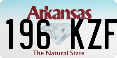 AR license plate 196KZF