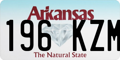 AR license plate 196KZM