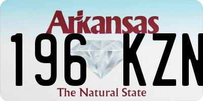 AR license plate 196KZN