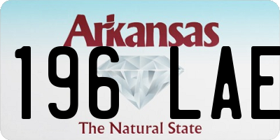 AR license plate 196LAE
