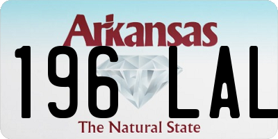 AR license plate 196LAL