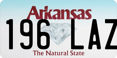 AR license plate 196LAZ