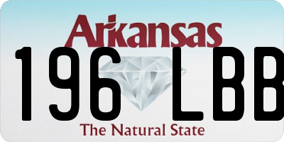 AR license plate 196LBB