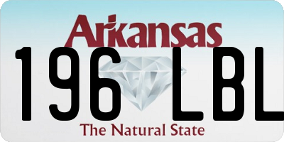 AR license plate 196LBL