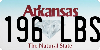 AR license plate 196LBS