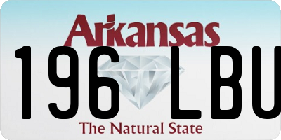 AR license plate 196LBU