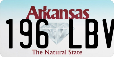 AR license plate 196LBV