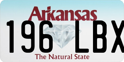 AR license plate 196LBX