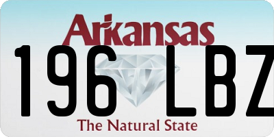 AR license plate 196LBZ
