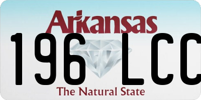 AR license plate 196LCC
