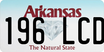 AR license plate 196LCD