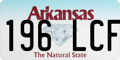 AR license plate 196LCF