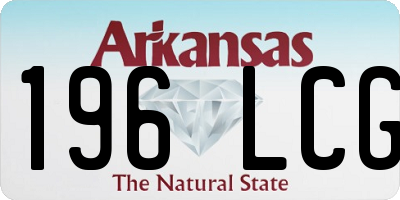AR license plate 196LCG