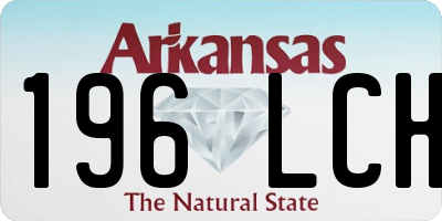 AR license plate 196LCH