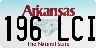 AR license plate 196LCI