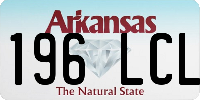 AR license plate 196LCL