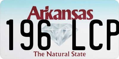 AR license plate 196LCP