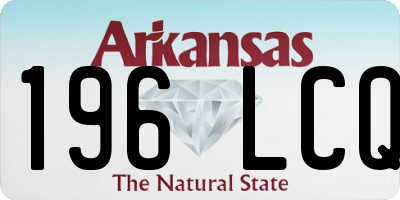 AR license plate 196LCQ