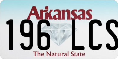 AR license plate 196LCS