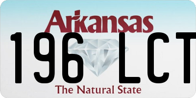AR license plate 196LCT