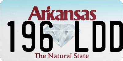 AR license plate 196LDD