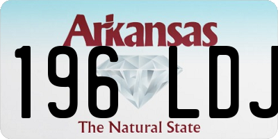 AR license plate 196LDJ
