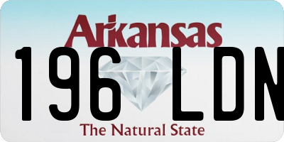 AR license plate 196LDN