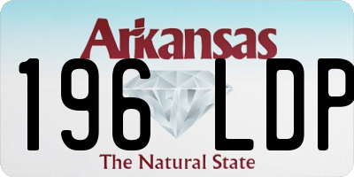 AR license plate 196LDP