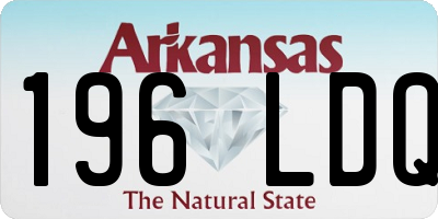AR license plate 196LDQ