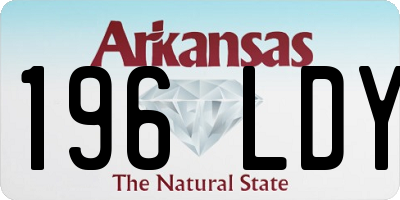 AR license plate 196LDY