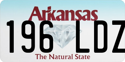 AR license plate 196LDZ