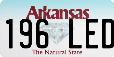 AR license plate 196LED