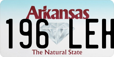 AR license plate 196LEH