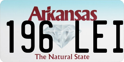 AR license plate 196LEI