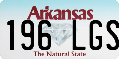 AR license plate 196LGS