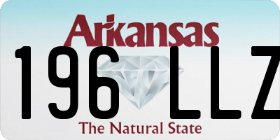 AR license plate 196LLZ