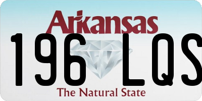 AR license plate 196LQS