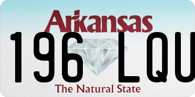 AR license plate 196LQU