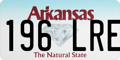 AR license plate 196LRE