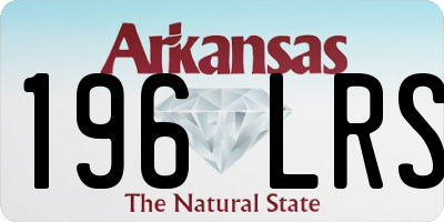 AR license plate 196LRS