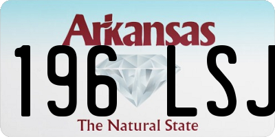 AR license plate 196LSJ