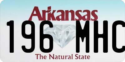 AR license plate 196MHC